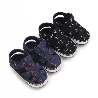 嬰兒鞋夏季0-1歲嬰兒鞋軟底帆布嬰兒涼鞋步行鞋