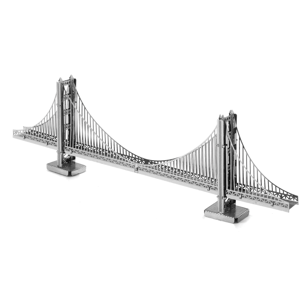 手工金屬拼圖金門橋3d金屬模型創意3d拼圖模型
