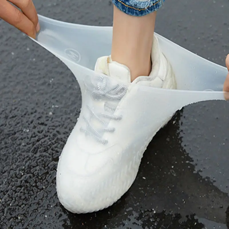 1 套用於防雨的戶外乳膠雨鞋防水鞋套。