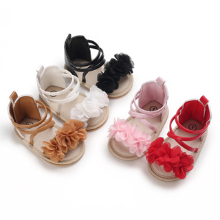 嬰兒鞋夏季新款0-1歲女童魔術貼休閒涼鞋步行鞋