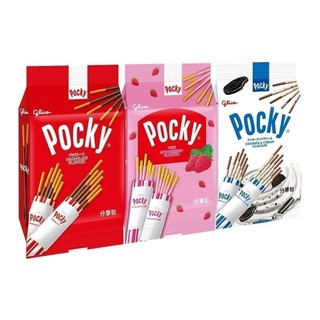 【蝦皮直營】Glico 格力高 Pocky 百奇 餅乾棒 巧克力/草莓棒/牛奶 分享包 零食 餅乾