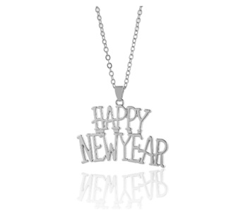 新年快樂假期,新年快樂,英文字母,時尚經典耳環