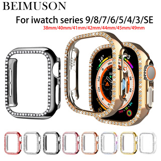 Apple Watch 保護套鑽石錶殼 9 8 7 41mm 45mm 44mm 40mm Bling Bumper 保