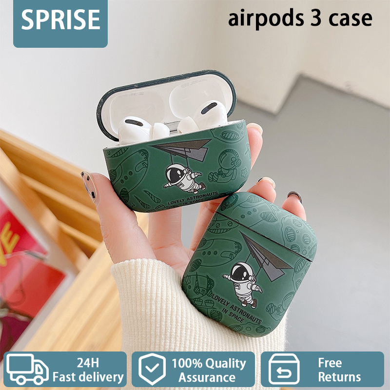 Sprise 宇航員星球圖案 AirPods Case Ins 適用於 Airpod 3 保護套