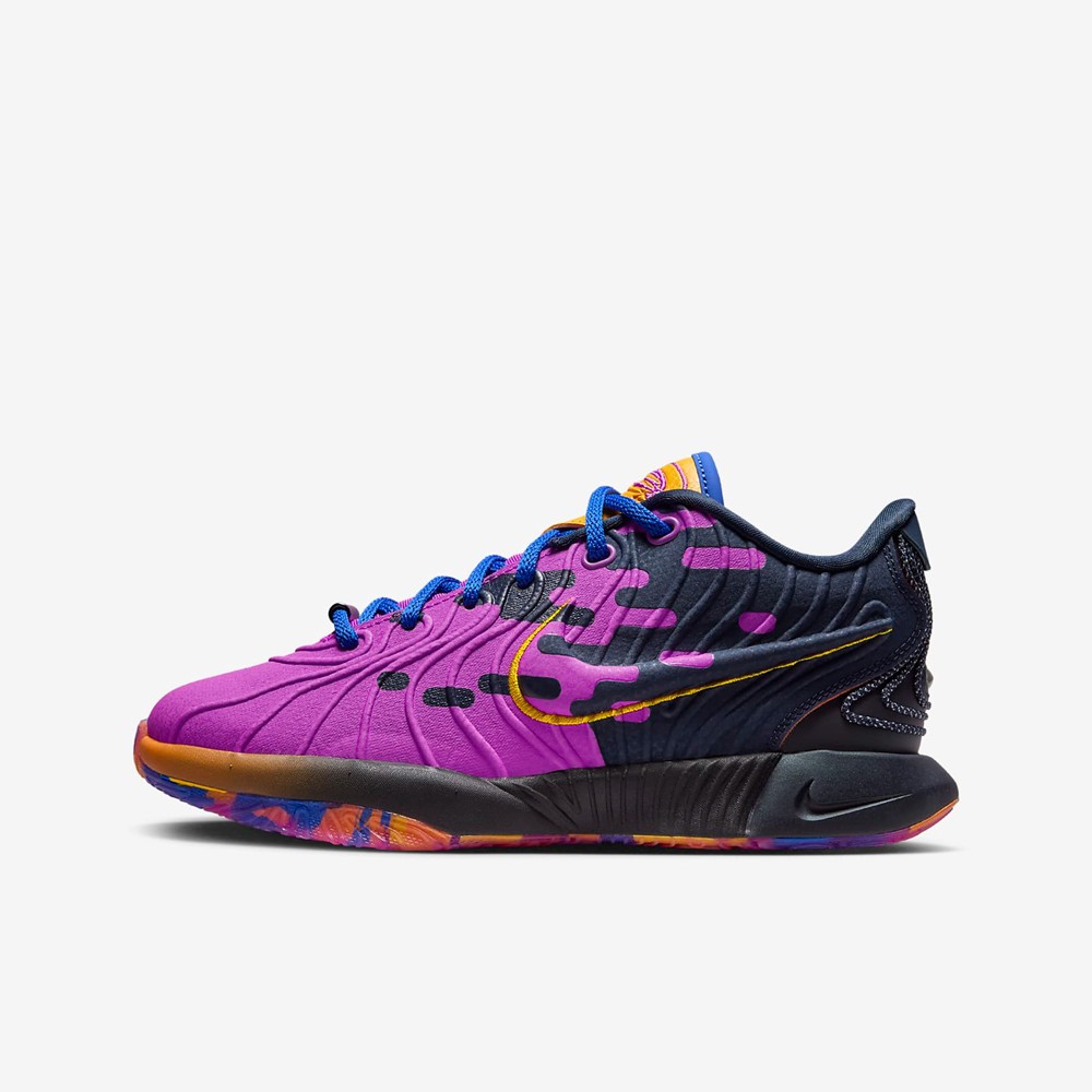 NIKE 籃球鞋 LEBRON XXI SE (GS) 中大童 FN5040500 紫藍 現貨 廠商直送