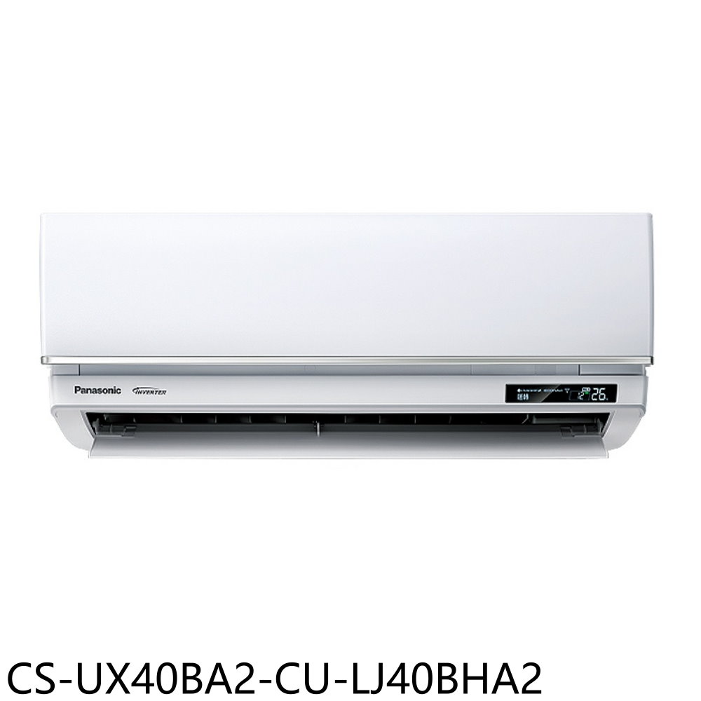 Panasonic國際牌變頻冷暖分離式冷氣6坪CS-UX40BA2-CU-LJ40BHA2標準安裝三年安裝保固 大型配送