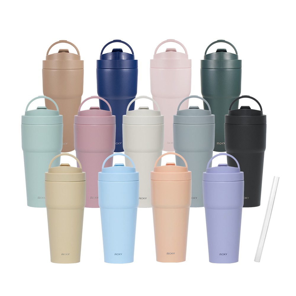 【蝦皮直營】WOKY 沃廚 雙層陶瓷渾圓杯750ml、550ml(二代防漏)