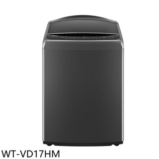 LG樂金17公斤變頻曜石黑全不鏽鋼洗衣機WT-VD17HM (含標準安裝) 大型配送