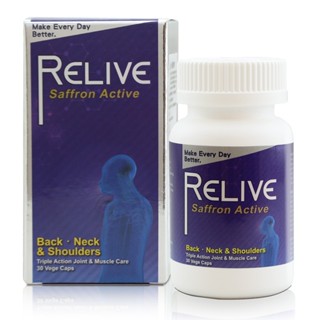 【蝦皮直營】RELIVE 西班牙藏紅花暢通神方 30顆/瓶