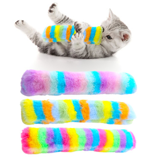 貓玩具毛絨枕頭內含響紙耐咬互動玩樂寵物用品