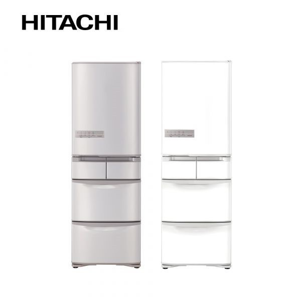 Hitachi 日立-日製五門407L一級能變頻右開式冰箱RS42NJ 基本安裝+舊機回收 贈全聯禮券500元 大型配送