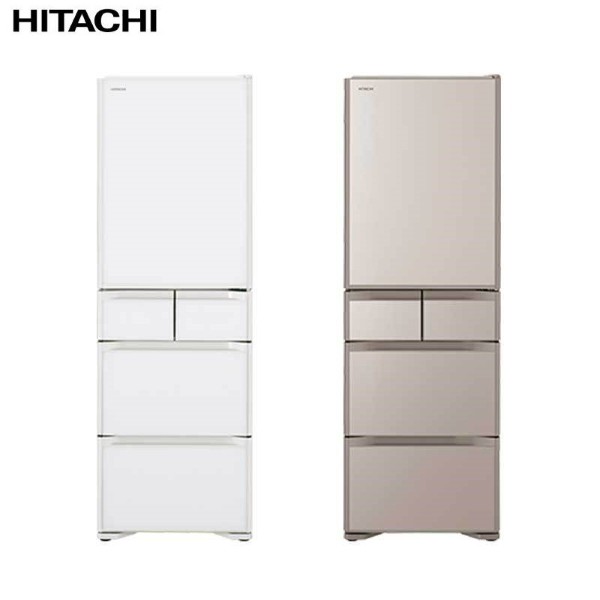 Hitachi 日立- 日製五門407L變頻琉璃冰箱RSG420J 含基本安裝+舊機回收 大型配送