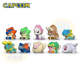 Capcom《周邊》魔物獵人 CFB 指套公仔 Vol.1 全10種 盒玩BOX （卡普空 模型 玩具）