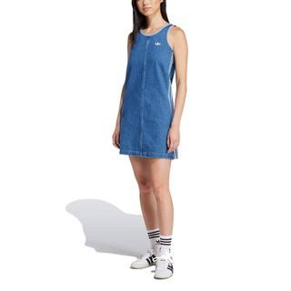 ADIDAS 女 DENIM 3S DRESS 連身洋裝-JD2580 廠商直送