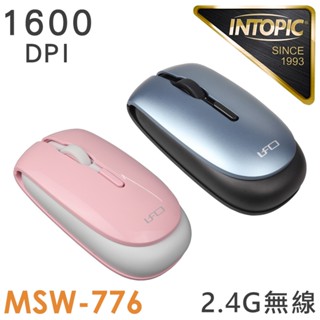 INTOPIC 廣鼎 2.4GHz飛碟無線光學滑鼠(MSW-776) 現貨 廠商直送