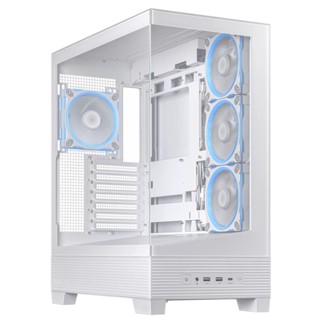 ASUS 華碩 A31 PLUS 中塔電腦機殼 白色全景玻璃 含ARGB風扇4個 現貨 廠商直送