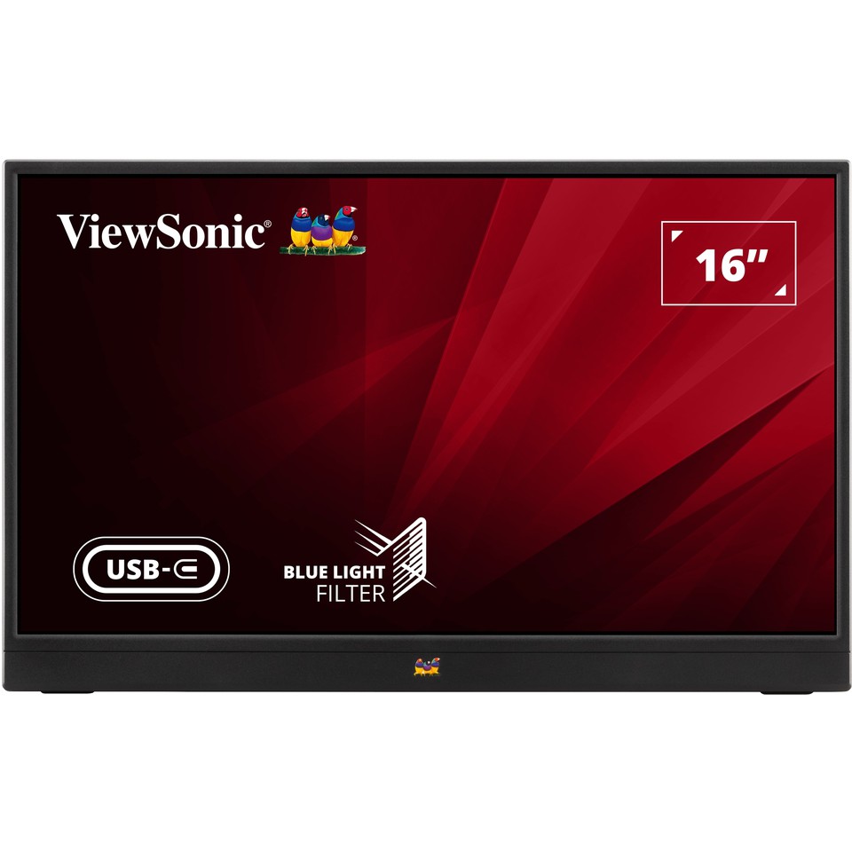 ViewSonic 優派 VA1655  16型 可攜式螢幕 Type-C/IPS/內建喇叭/7ms 現貨 廠商直送