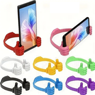 豎起大拇指可調節 TPU 柔性手機平板電腦展示架支架支架適用於迷你開關桌桌面廚房家庭辦公室旅行
