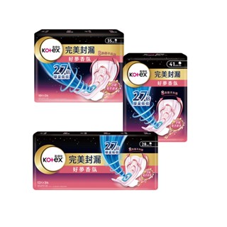 【蝦皮直營特選】Kotex 靠得住 完美封漏好夢香氛 28cm/35cm/41cm