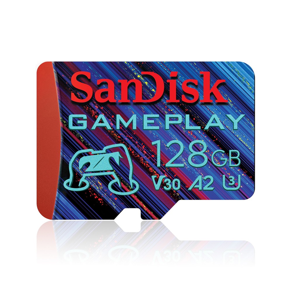 SanDiskGamePlay128GmicroSDXCA2V30U3手機和掌上型遊戲記憶卡 現貨 廠商直送