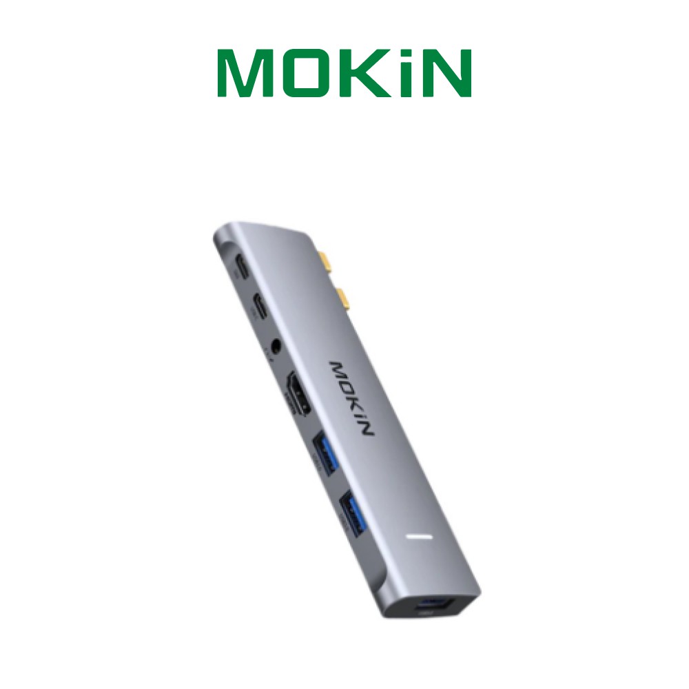 MOKiN 7合1 Macbook Hub 高畫質多功集線器（UC2201）｜蘋果專武 高效作業 現貨 蝦皮直送