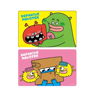 【蝦皮直營】多巴胺怪獸貼貼臉悠遊卡-鋼牙&麻吉麻/嘻嘻哈哈&巴克斯 委託代銷