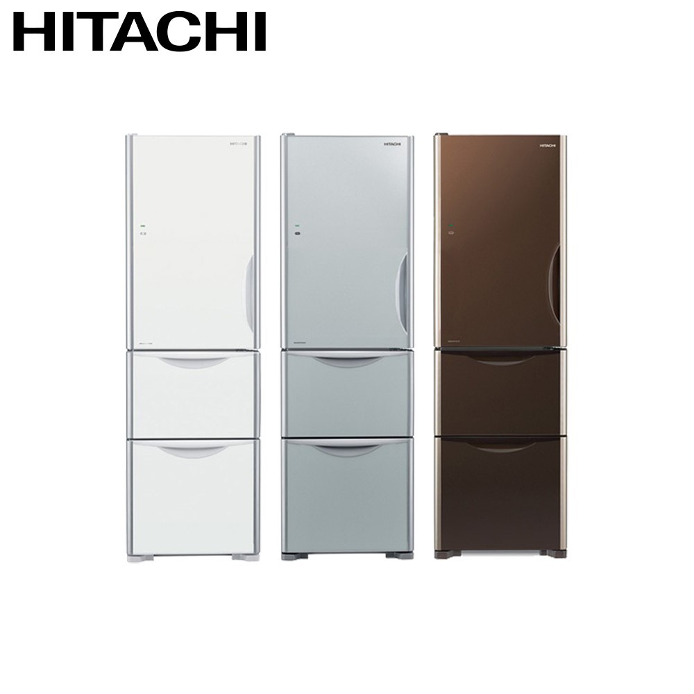 Hitachi 日立 - 三門394L變頻琉璃左開冰箱RG41BL 含基本安裝+舊機回收 大型配送