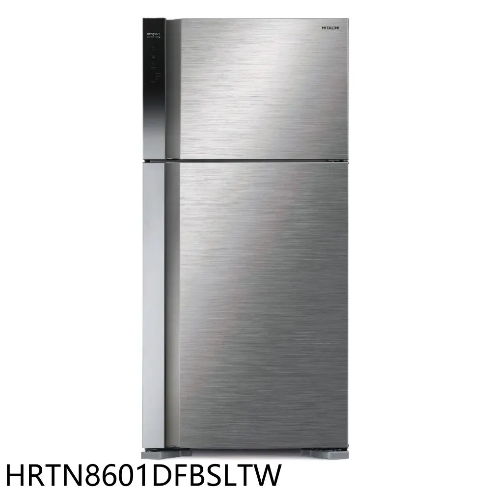 HITACHI日立家電570L雙門HRTN8601DF星燦銀冰箱HRTN8601DFBSLTW含標準安裝 大型配送