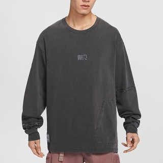 NIKE 短袖上衣 AS M NSW LS TEE NAIKE GCEL 男 HF0813070 暗灰 現貨 廠商直送