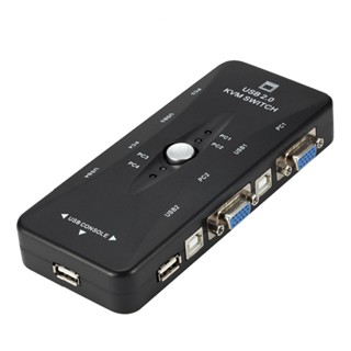VGA 4in1 KVM Switch 1080P 4埠電腦切換器(V41UA) 現貨 廠商直送