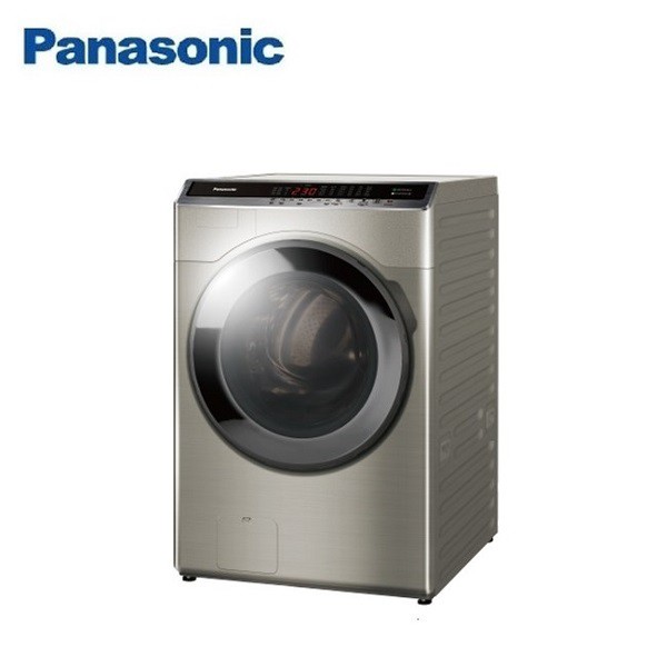 Panasonic國際牌-18kg滾筒式溫水洗脫烘變頻洗衣機NA-V180HDH含基本安裝+舊機回收 大型配送