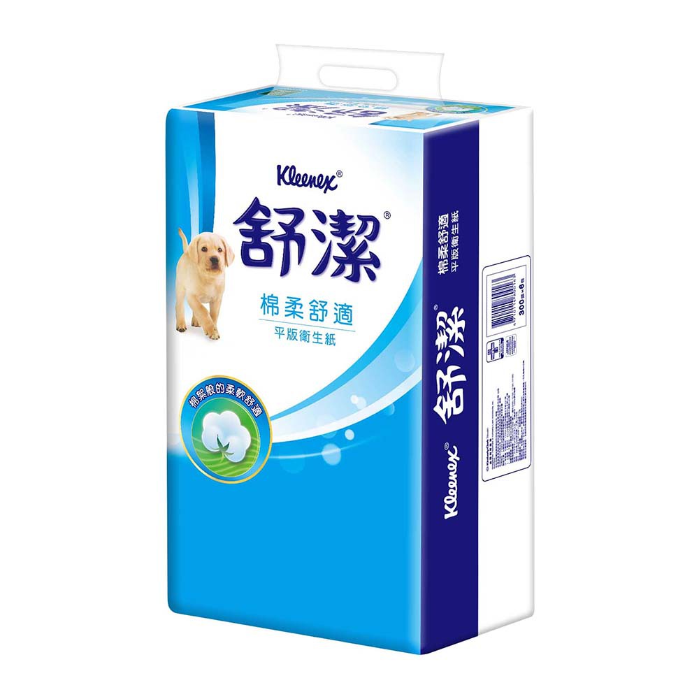 【蝦皮直營】舒潔 平版衛生紙 300張x6包