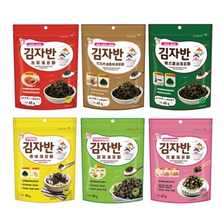 【蝦皮直營特選】韓味不二 韓國海苔酥(原味45g/蔬菜45g/兒童40g/泡菜45g/花生奶油45g/韓式醬油45g)