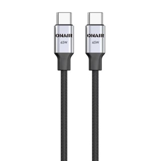 ONAIR 65W 磁吸充電線 編織線 收納 TypeC 充電線 i15 安卓 OPPO Typec快充 現貨 廠商直送