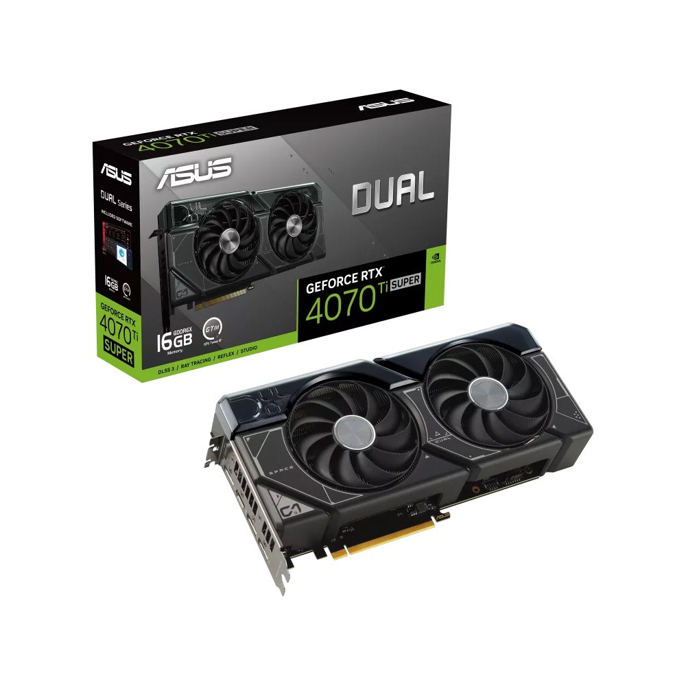 ASUS華碩 DUAL-RTX4070TIS-16G 顯示卡26.7cm 廠商直送