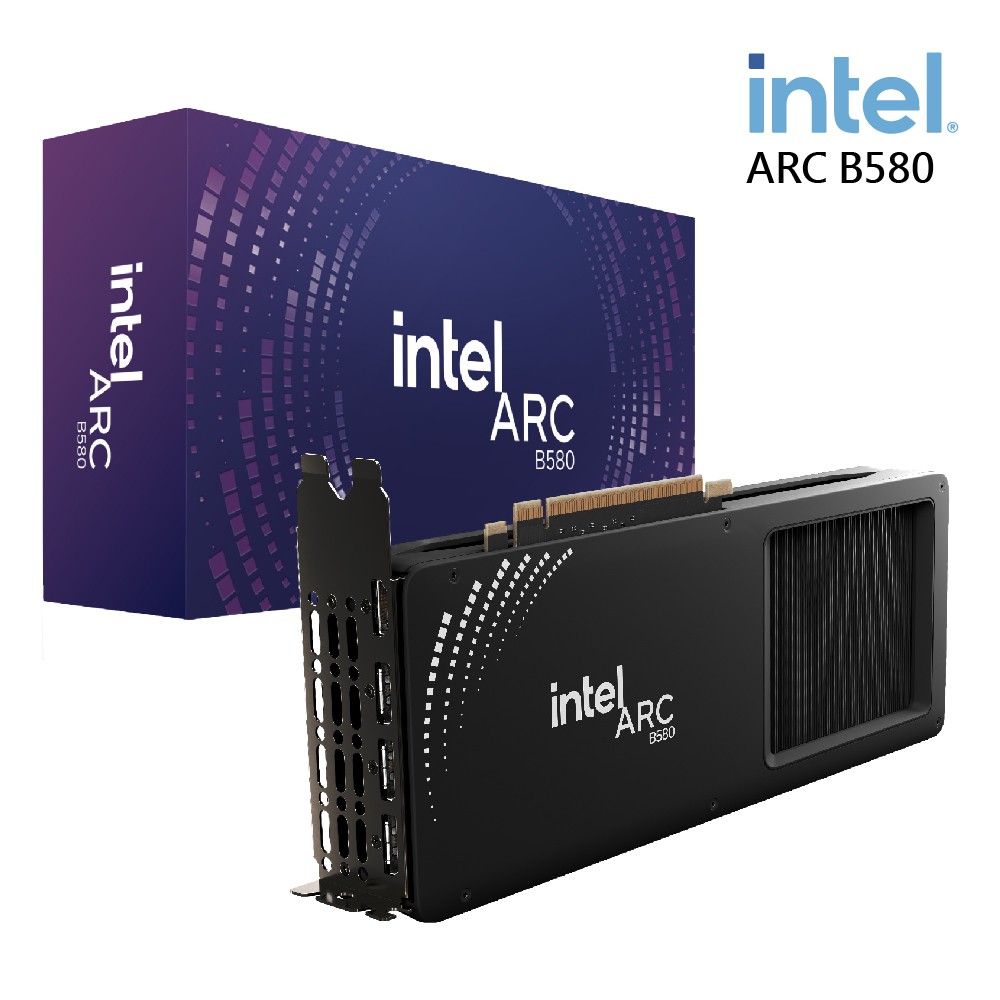 Intel ARC B580 12GB 顯示卡 (27.2cm/雙風扇/三年保) 現貨 廠商直送