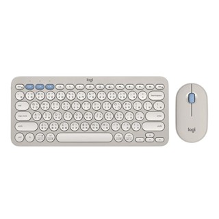 Logitech 羅技 Pebble 2 Combo 無線藍牙鍵盤滑鼠組 迷霧灰 現貨 廠商直送