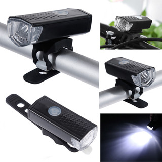 Led 自行車燈 10w 800lm 6 速 USB 可充電山地自行車頭燈【1 套】
