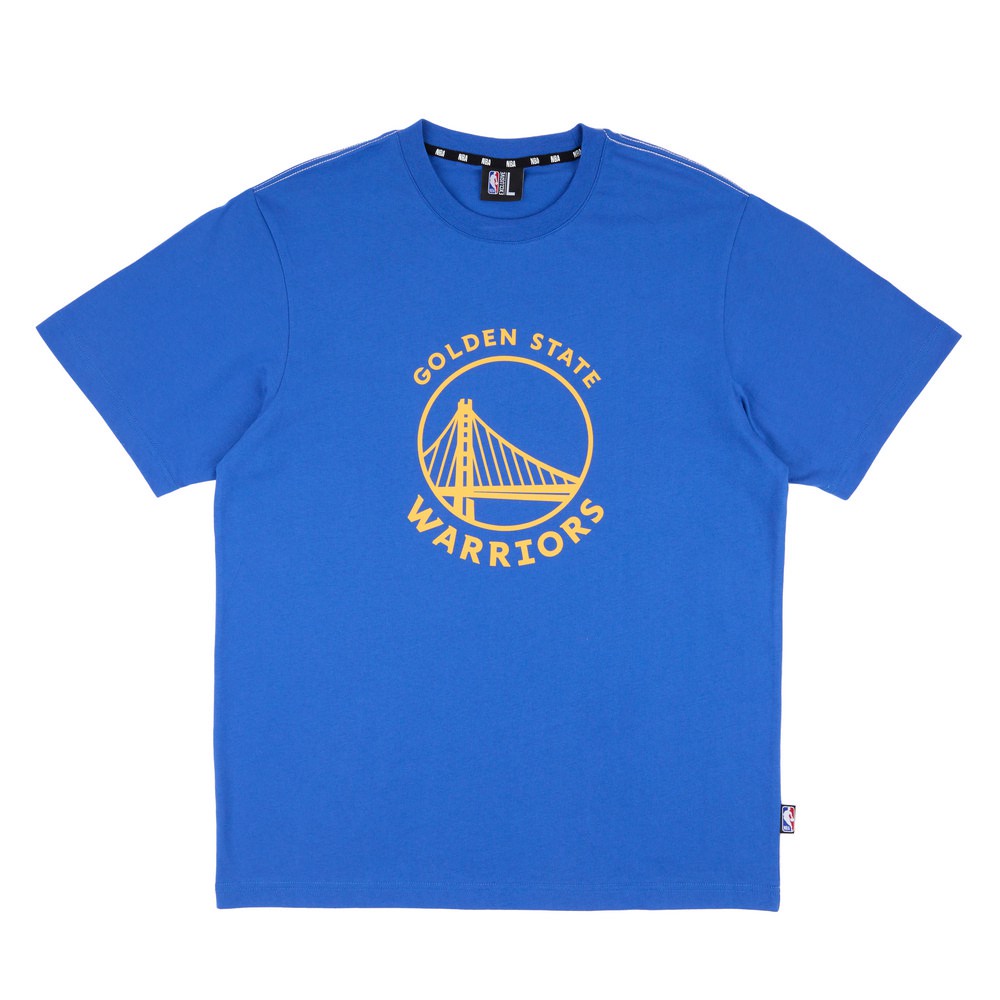 NBA 基本版 隊徽印刷 短袖上衣 勇士隊 3425102982 藍 現貨 廠商直送