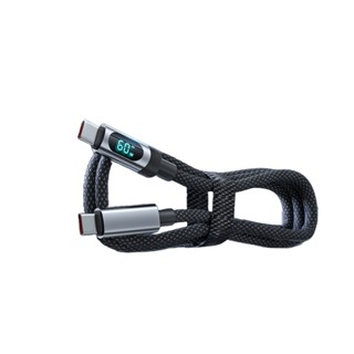 【蝦皮直營特選】智慧數顯編織快充線 適用 USB A/Type C/蘋果/安卓 充電線 PD 快充 iPhone 現貨