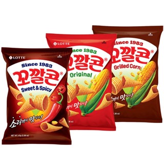 【蝦皮直營特選】韓國LOTTE 樂天 玉米脆角原味/甜辣味/烤玉米67g (部分即期)