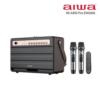 【蝦皮直營】AIWA 愛華 藍芽音箱 MI-X450 Pro ENIGMA (無線麥克風x2+喇叭組) 現貨 廠商直送