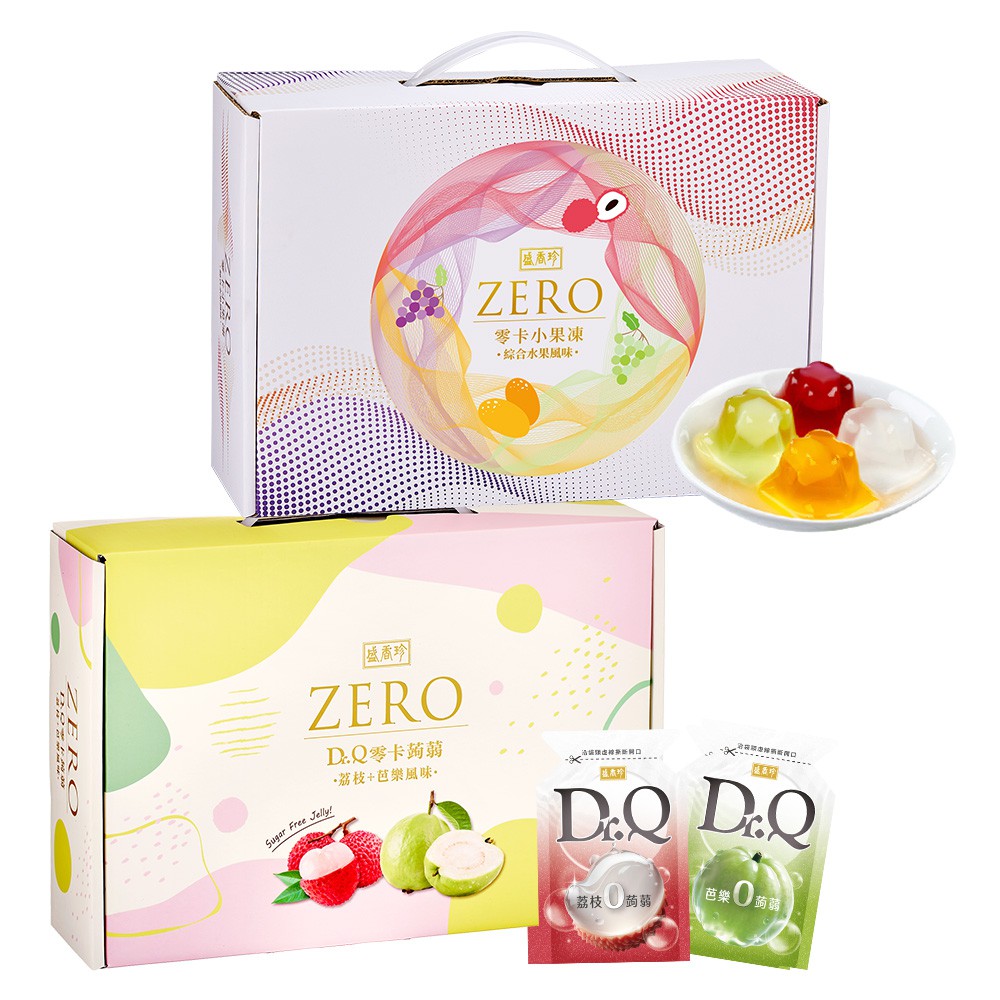 【蝦皮直營特選】零卡果凍量販盒/盒(綜合水果小果凍1500G/Dr.Q雙味蒟蒻1000G)