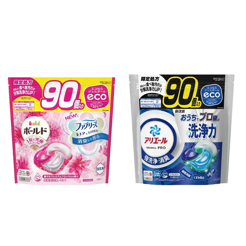 【蝦皮直營】P&G 日本ARIEL BOLD 4D炭酸洗衣膠球補充包 70-140顆
