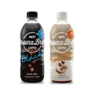 【蝦皮直營特選】UCC AROMA BREW艾洛瑪 黑咖啡/拿鐵 (500mlx4入)