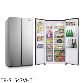 大同547公升變頻超薄對開雙門銀色冰箱TR-S1547VHT (含標準安裝) 大型配送
