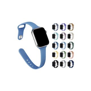 小蠻腰矽膠錶帶 適用 Apple Watch 10 9 8 7 SE 矽膠錶帶 親膚 柔軟 防水 現貨 廠商直送