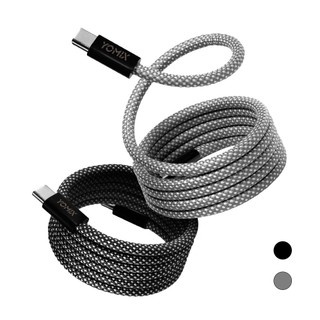 【蝦皮直營】YOMIX優迷 Type-C to Type-C PD100W快充磁吸編織收納充電傳輸線1M 現貨 廠商直送