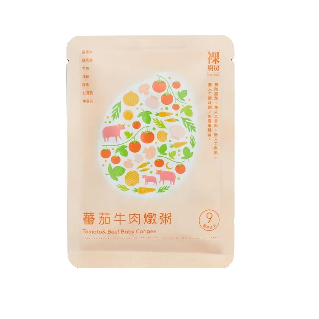 【蝦皮直營】裸廚房 常溫大寶寶粥 160gx1包