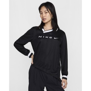 NIKE 長袖上衣 AS W NSW CLLCTN DF JQRD LS JSY女FV7539010黑色 現貨 廠商直送